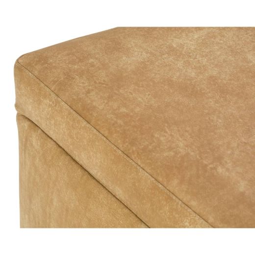 Picture of Remy 45" x 28" Rectangle Leather Storage Ottoman